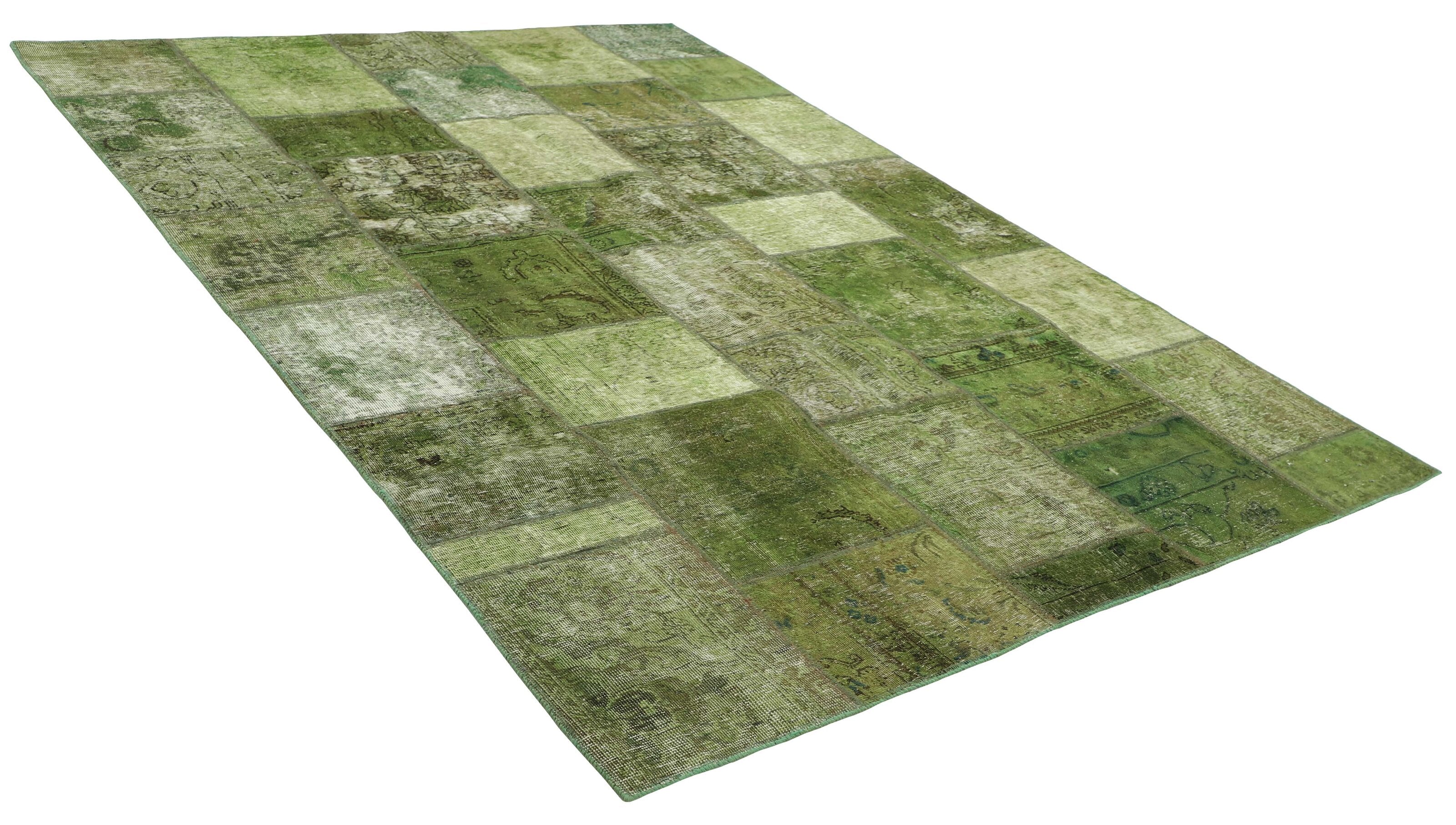 Antique Persian Vintage Royal Patchwork Rugs, 203 cm x 300 cm