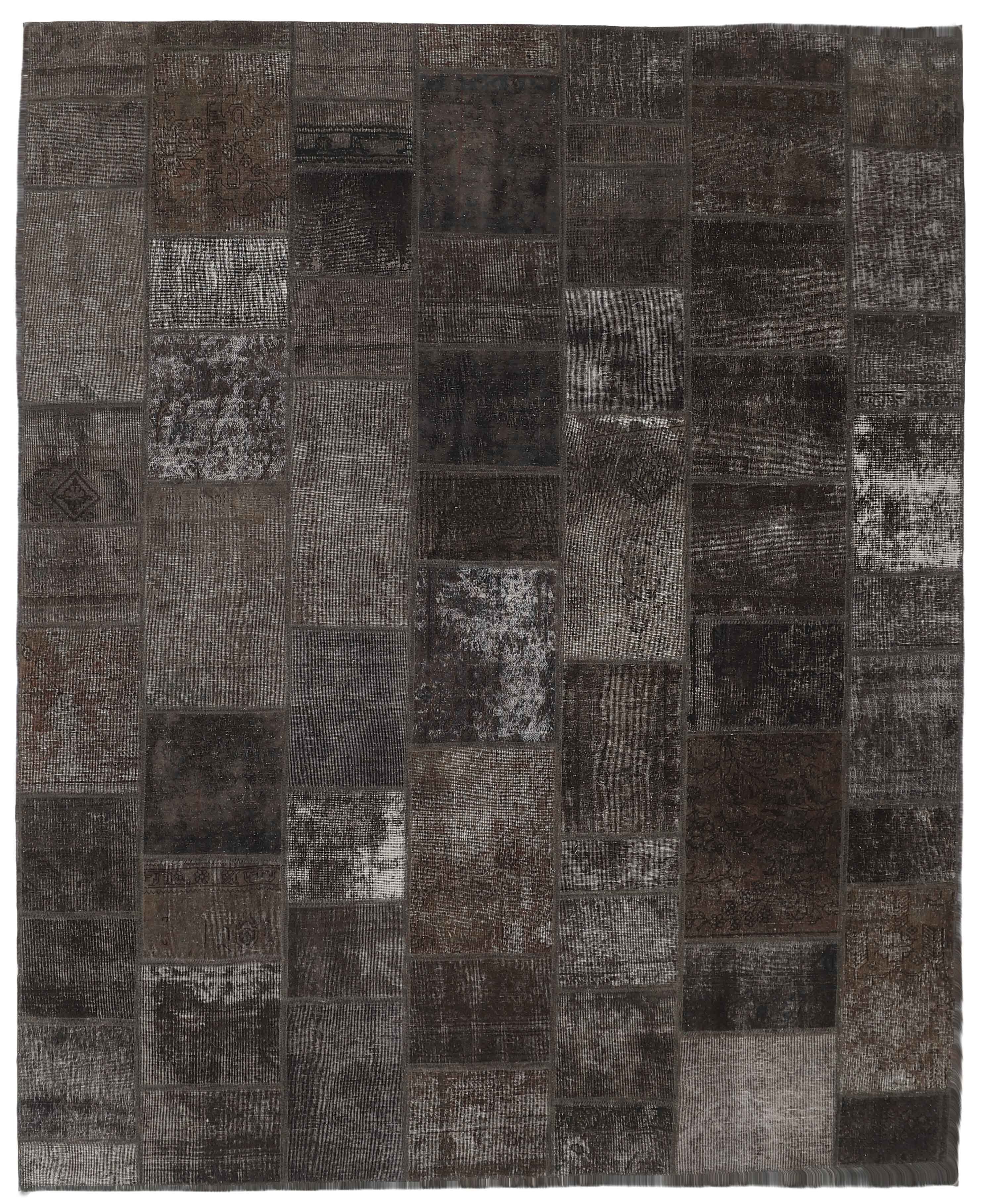 Antique Persian Handmade Vintage Royal Patchwork Rugs - 248 cm x 306 cm