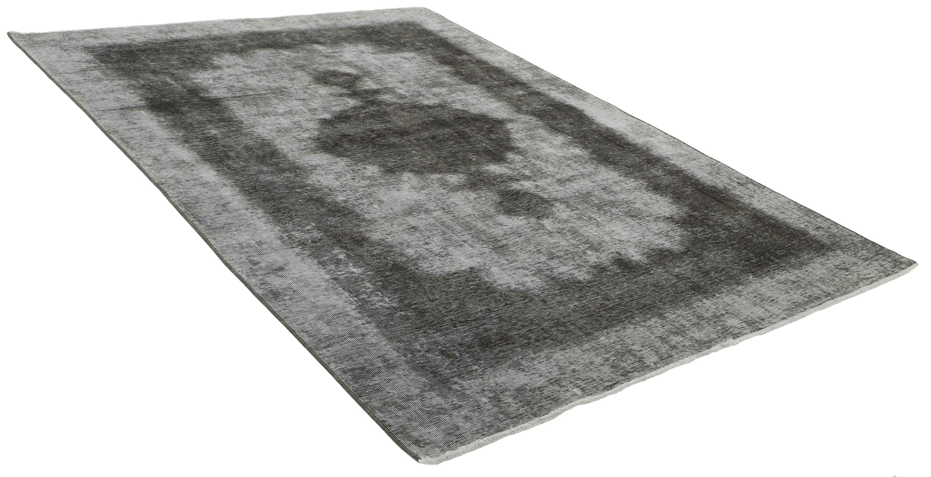 Antique Persian Hand-Knotted Vintage Royal Rugs in Stonewashed, Recoloured 193 cm x 273 cm