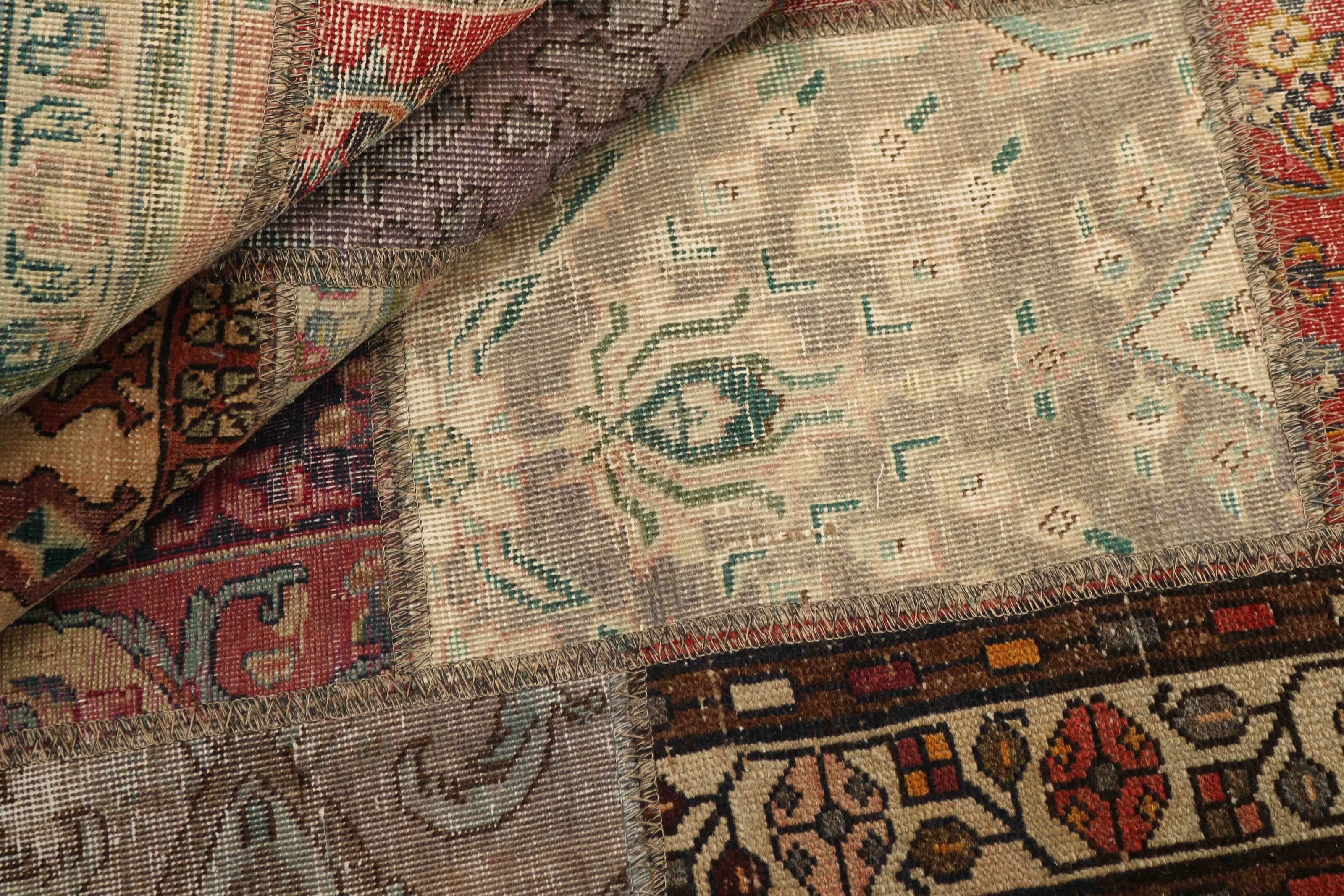Large-Size Vintage Persian Royal Patchwork Handmade Rugs 165 cm x 235 cm