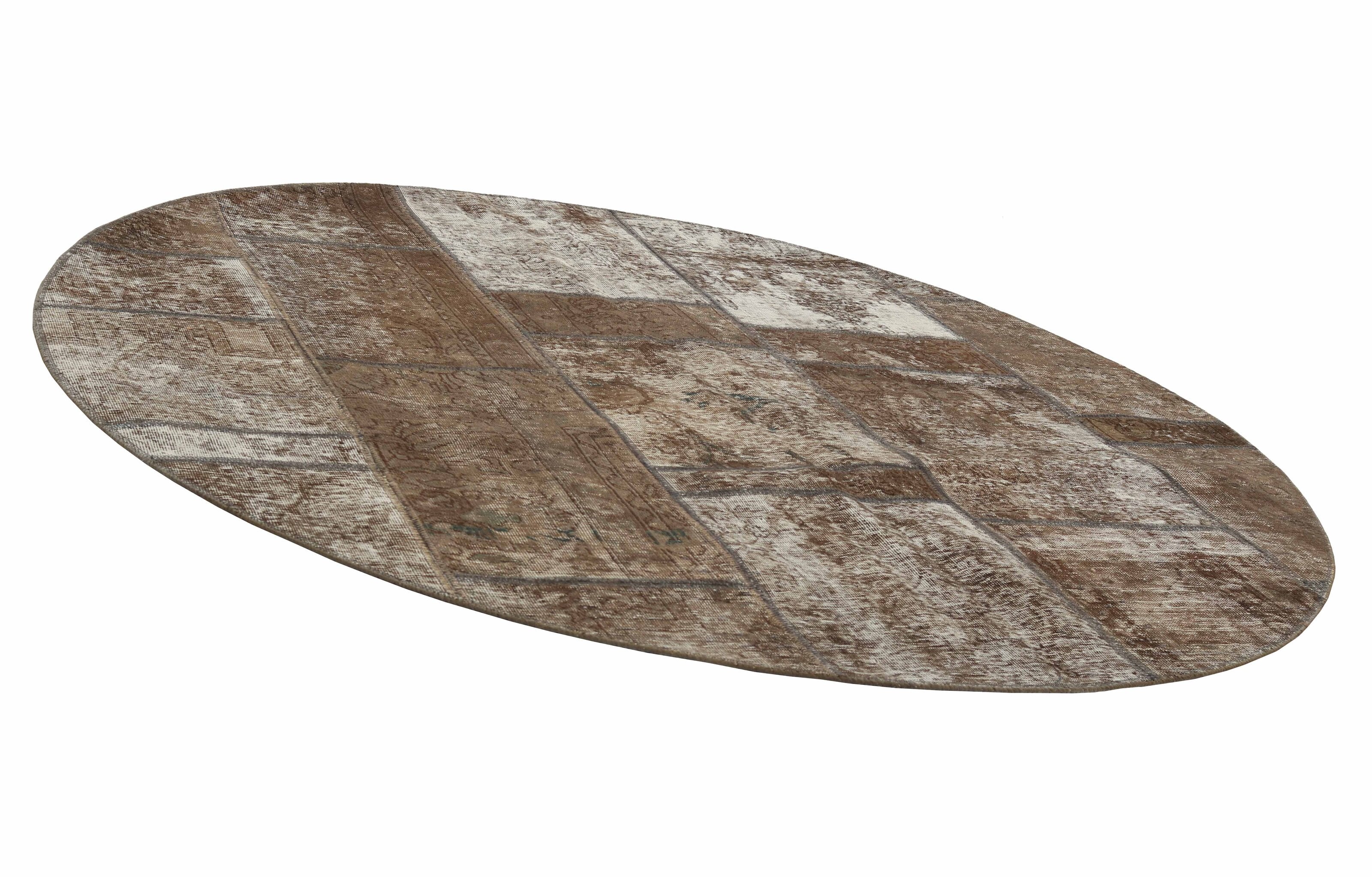 Antique Persian Handmade Vintage Royal Patchwork Rugs - 200 cm x 200 cm