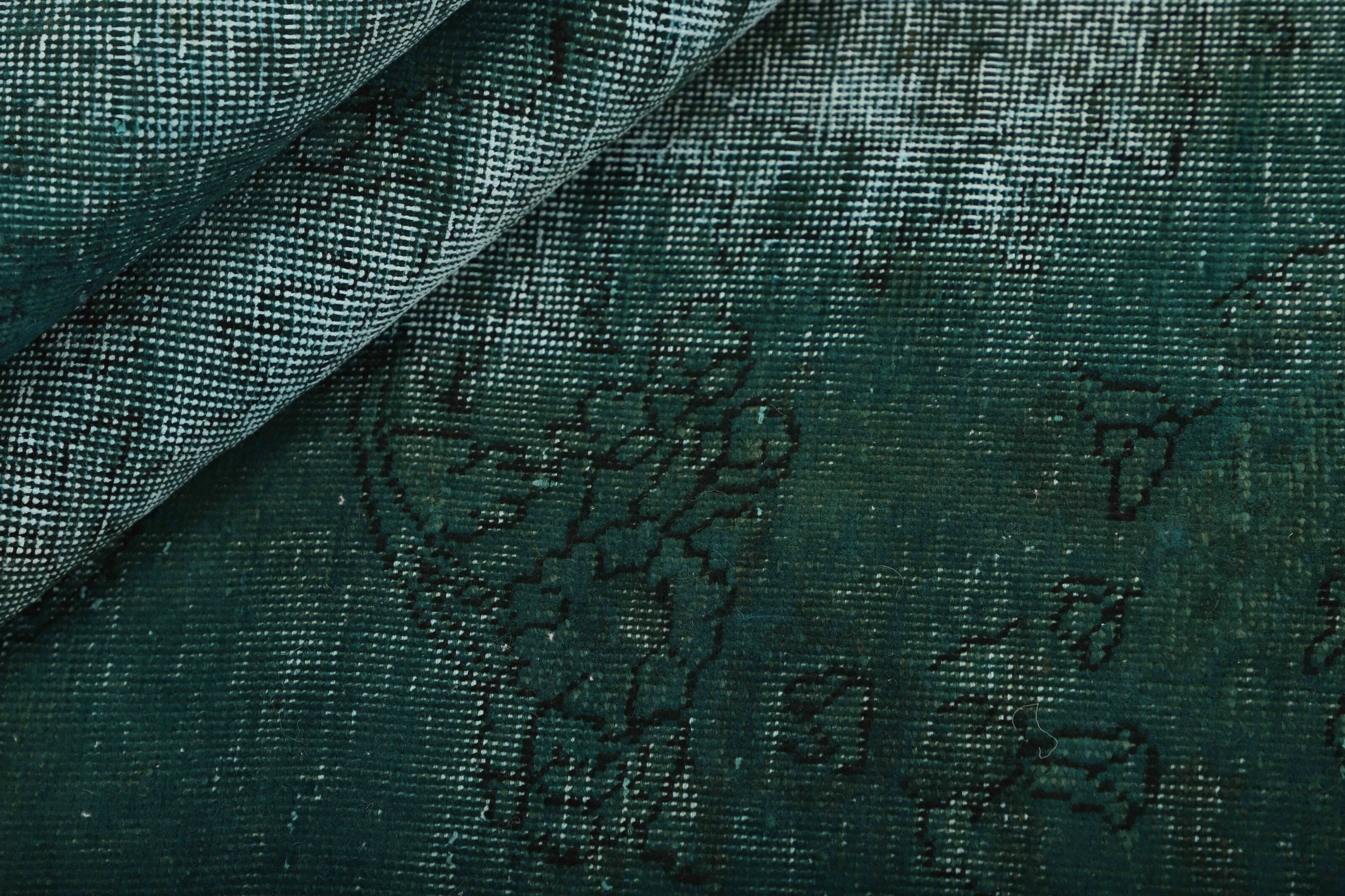 Antique Persian Hand-Knotted Vintage Rugs in Stonewashed, Recoloured Finishes (189 cm x 283 cm)