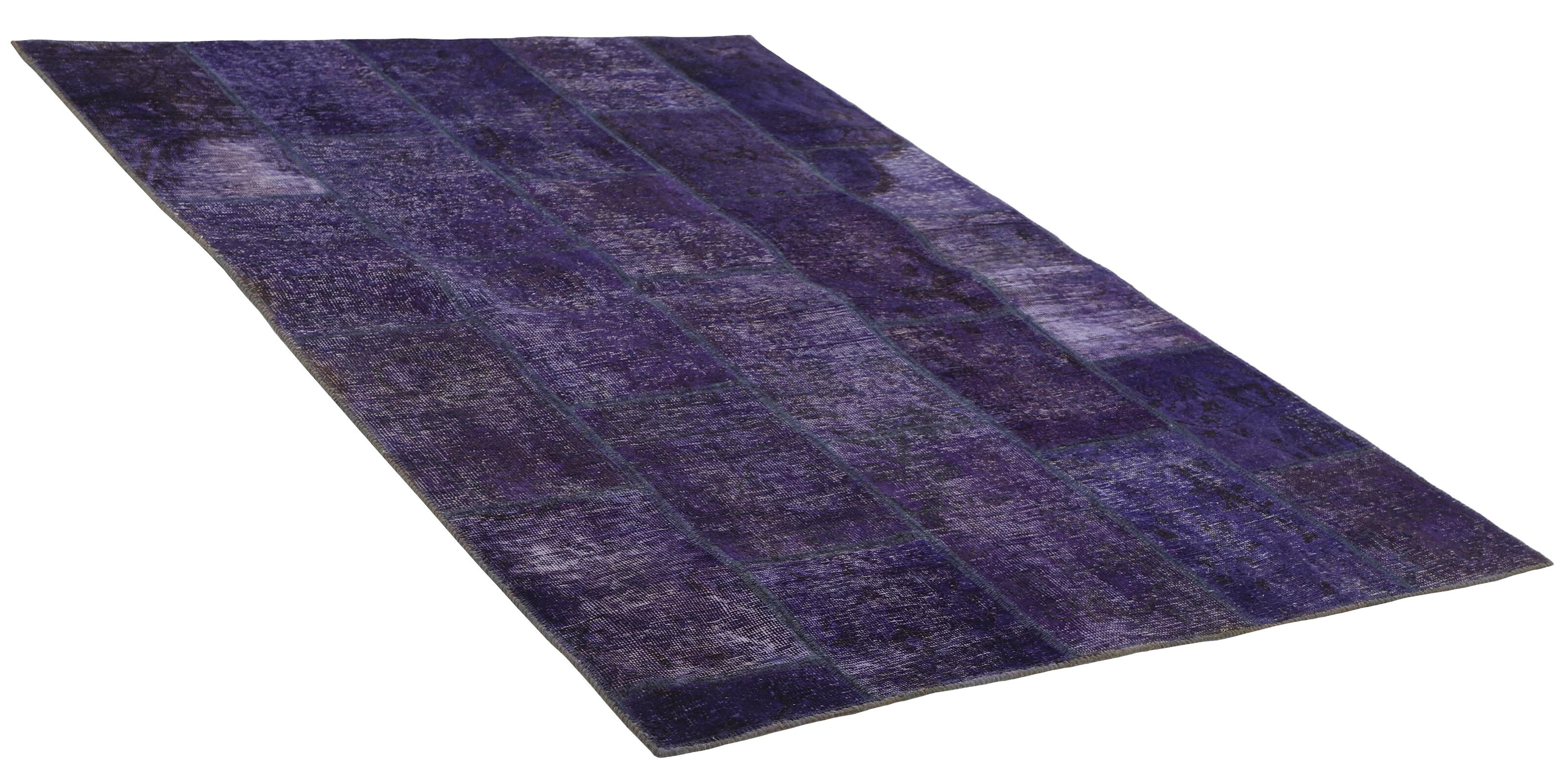 Antique Persian Handmade Vintage Royal Patchwork Rugs - 142 cm x 204 cm