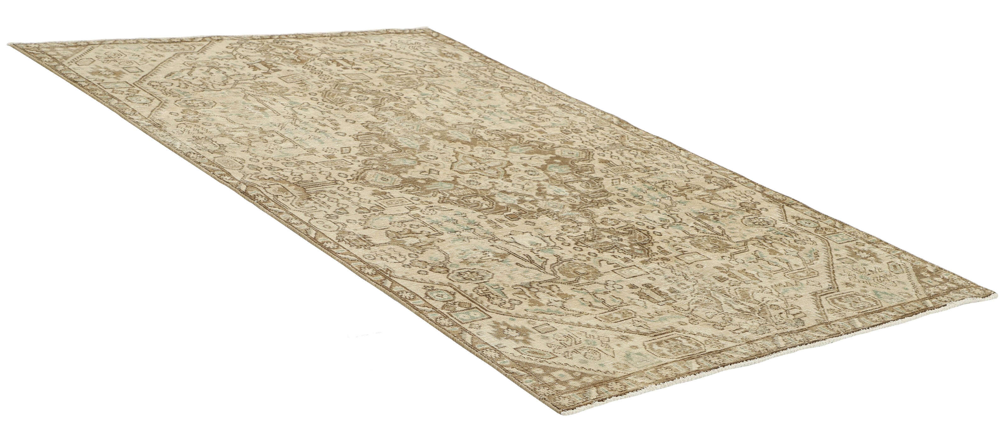 Vintage Royal Collection: Exquisite Antique Persian Hand-Knotted Floor Rugs with Stonewashed and Recoloured Finishes, Measuring 159 cm x 249 cm