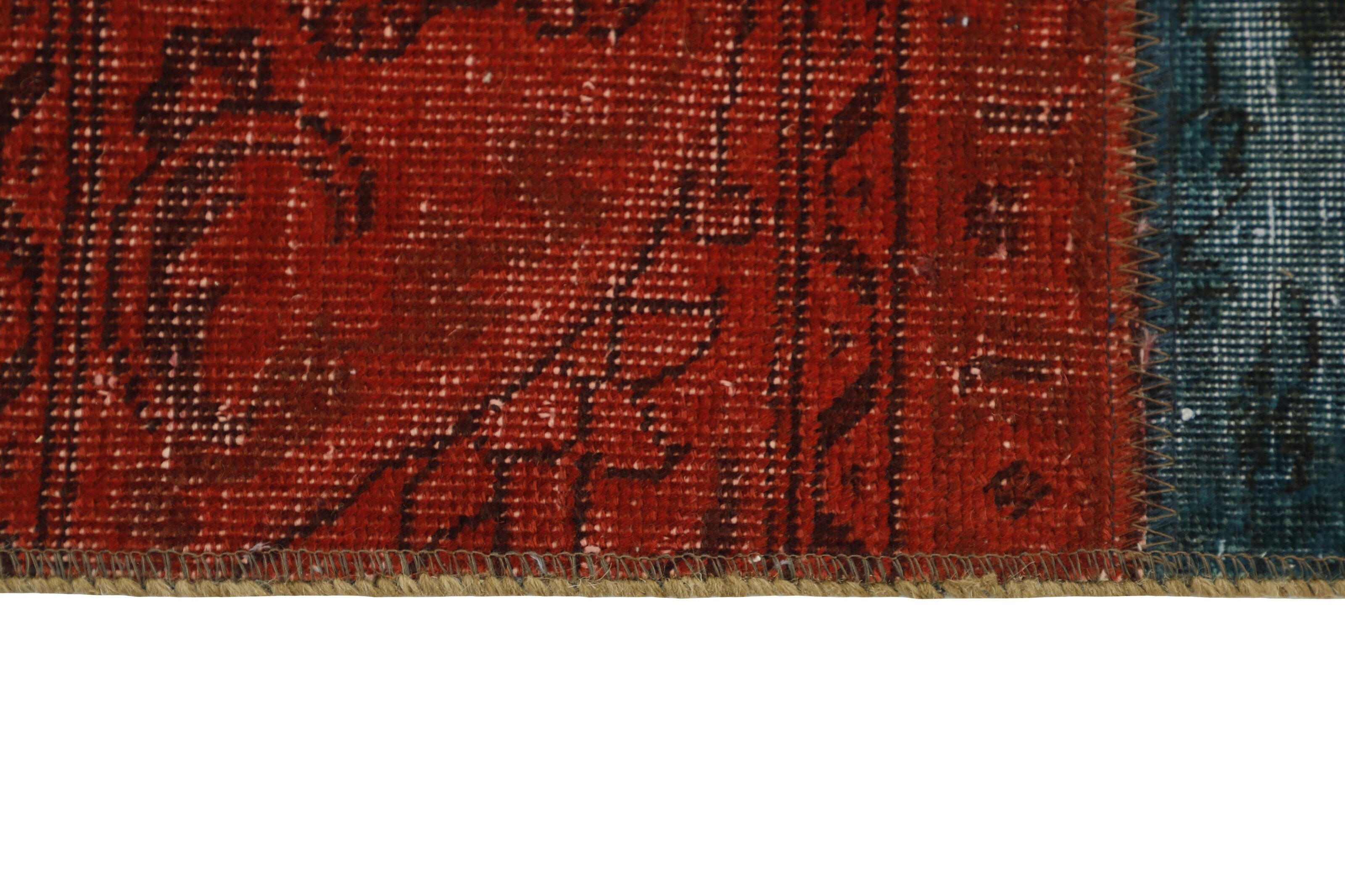 Antique Persian Handmade Vintage Royal Patchwork Rugs - 202 cm x 307 cm