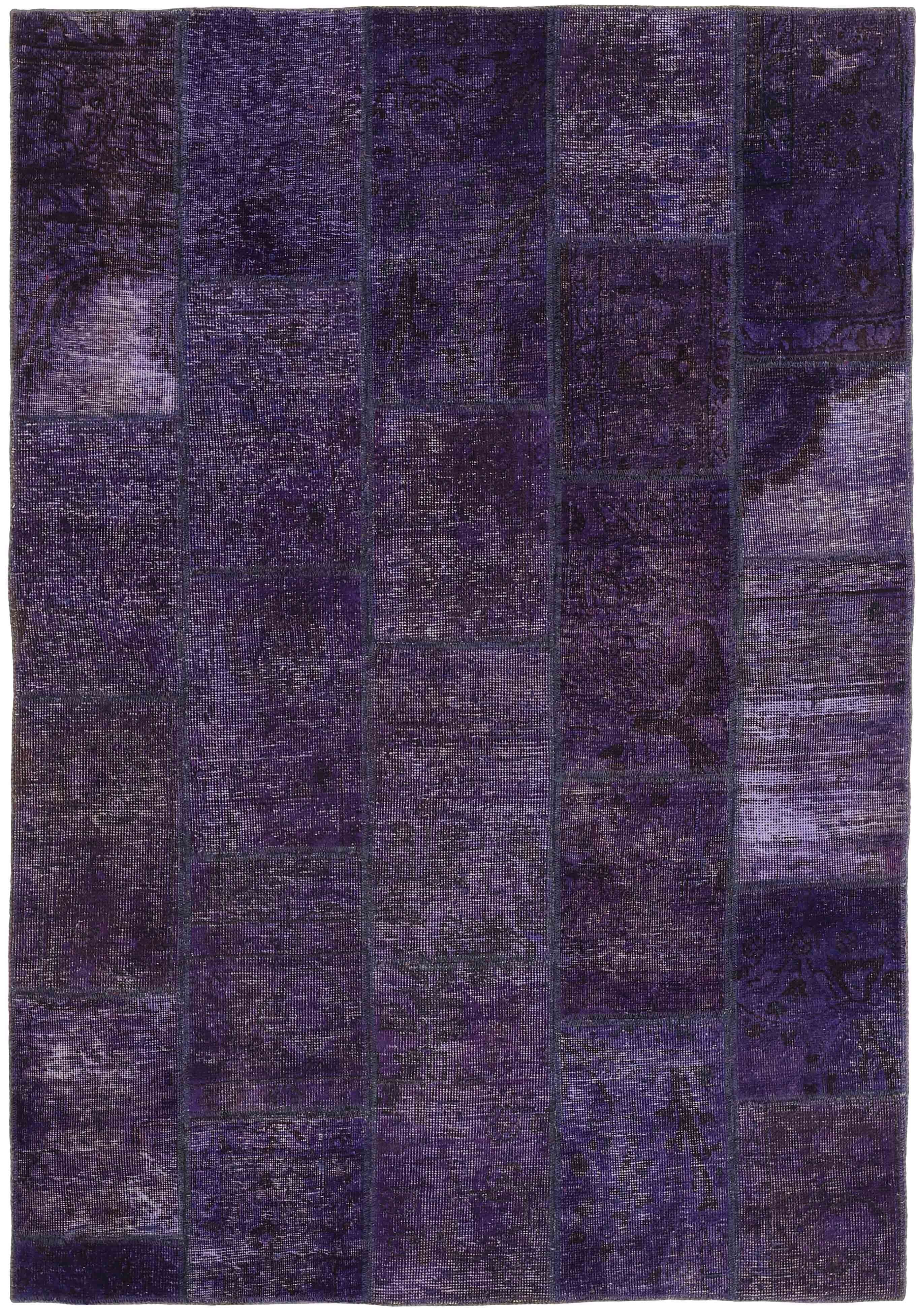 Antique Persian Handmade Vintage Royal Patchwork Rugs - 142 cm x 204 cm