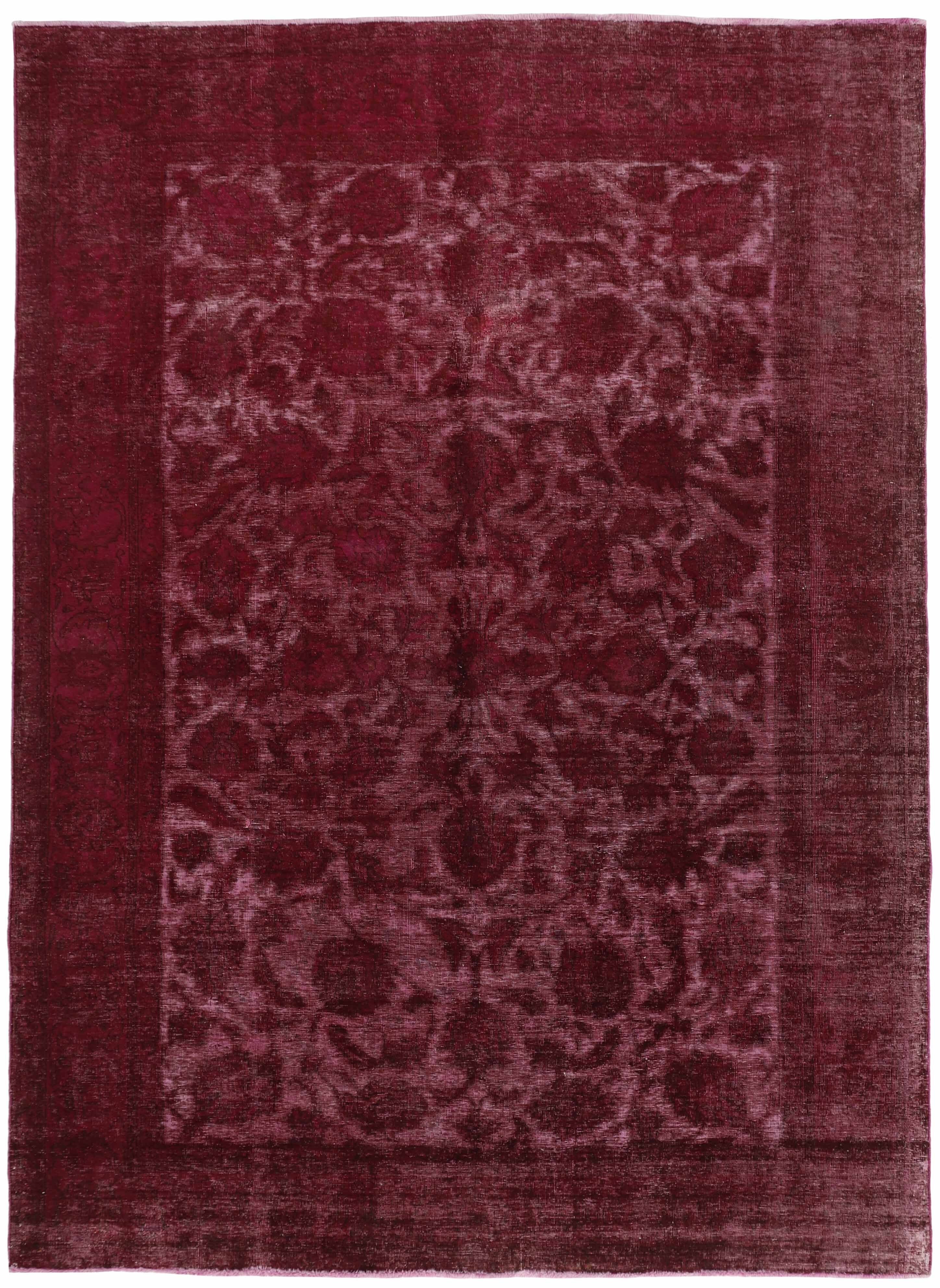 Antique Persian Hand-Knotted Vintage Royal Rugs in Stonewashed, Recoloured Finishes (246 cm x 339 cm)