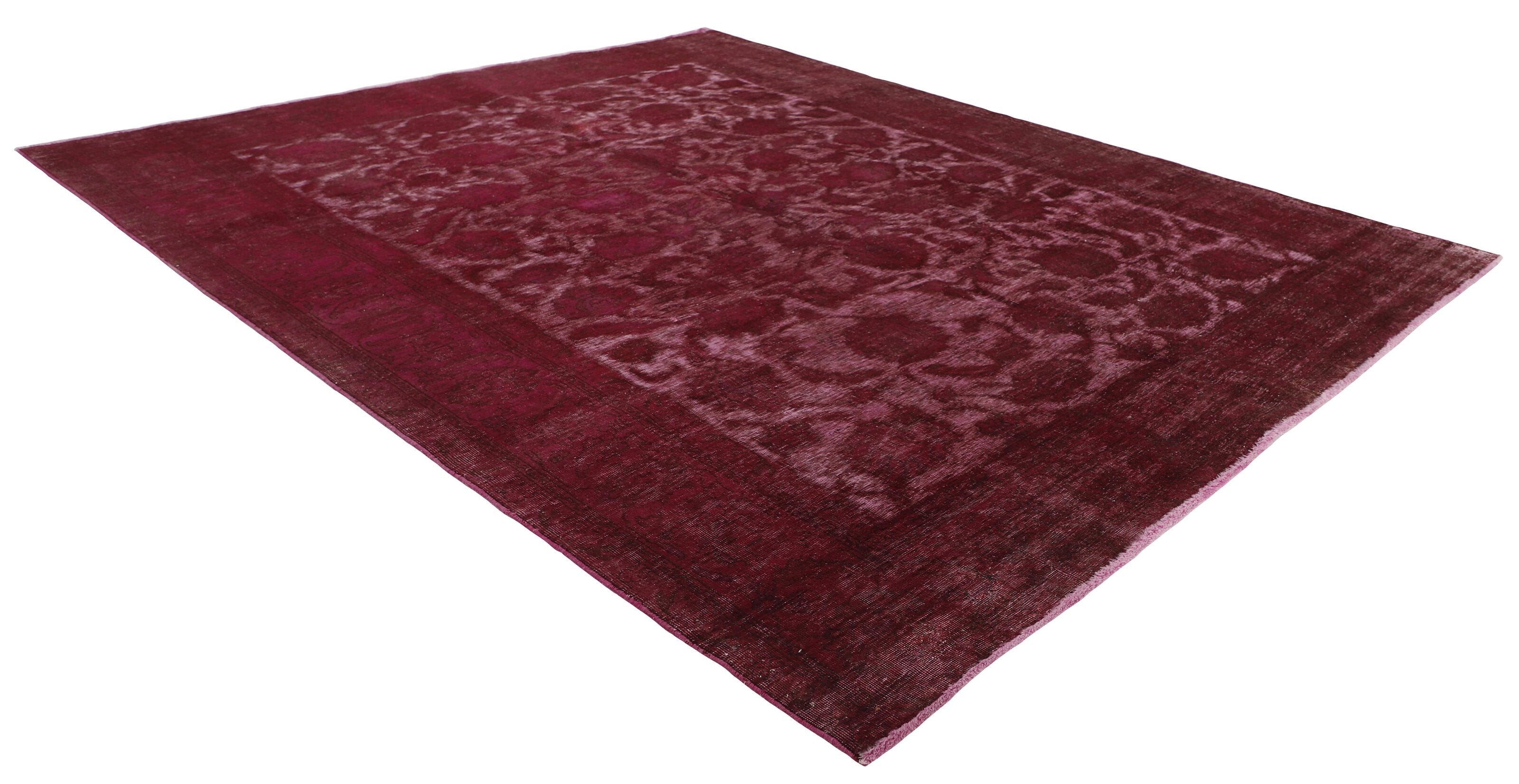 Antique Persian Hand-Knotted Vintage Royal Rugs in Stonewashed, Recoloured Finishes (246 cm x 339 cm)