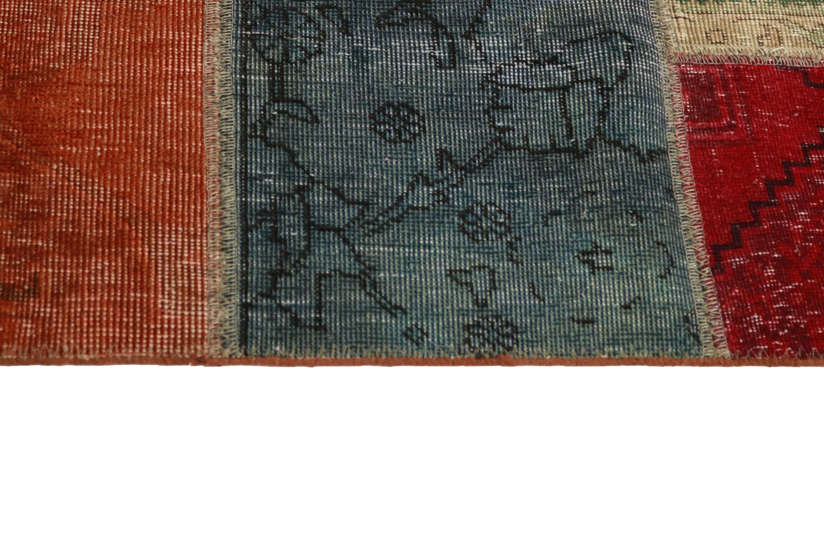 Antique Persian Handmade Vintage Royal Patchwork Rugs - 140 cm x 199 cm