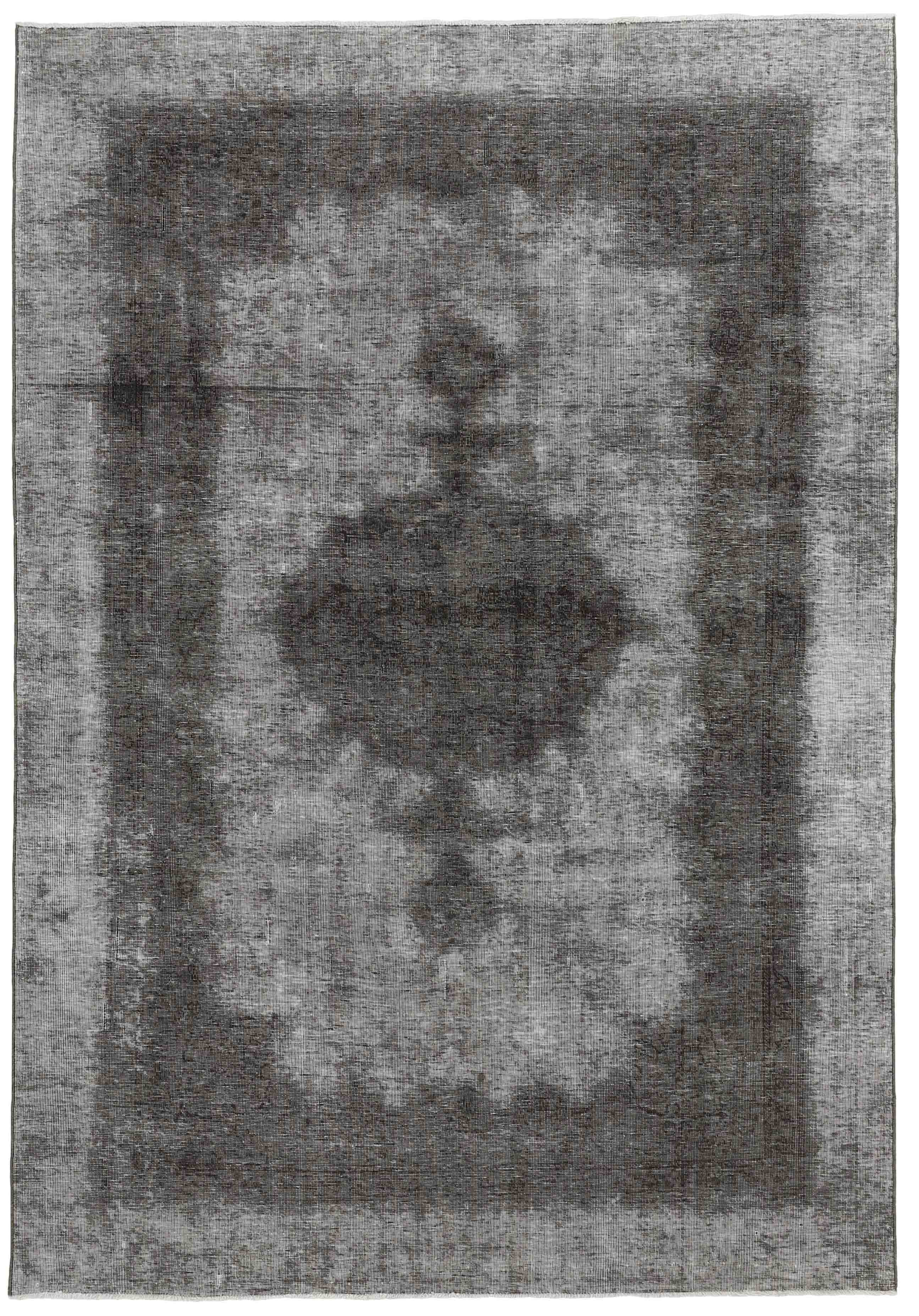 Antique Persian Hand-Knotted Vintage Royal Rugs in Stonewashed, Recoloured 193 cm x 273 cm