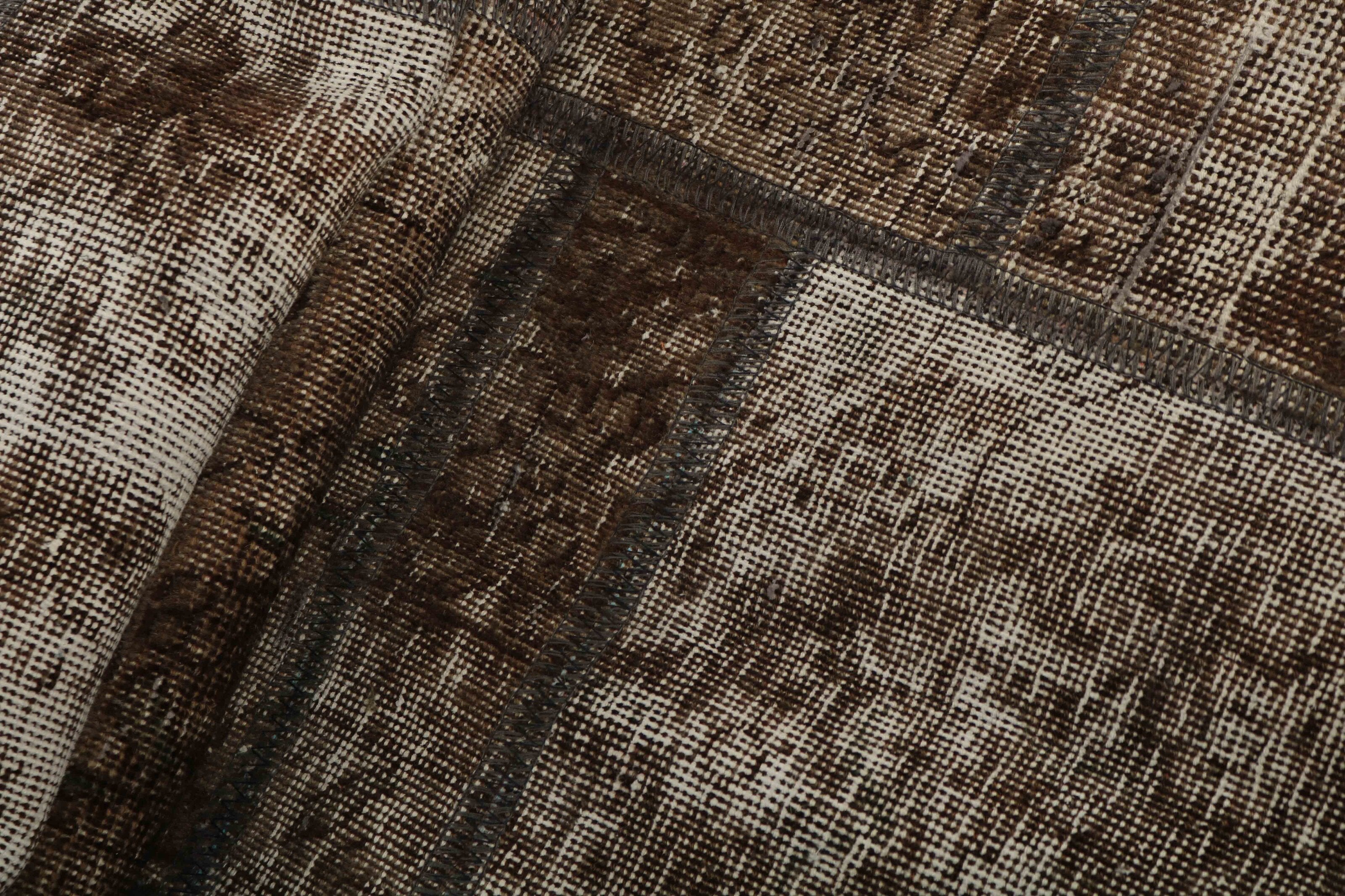 Antique Persian Handmade Vintage Royal Patchwork Rugs - 200 cm x 200 cm