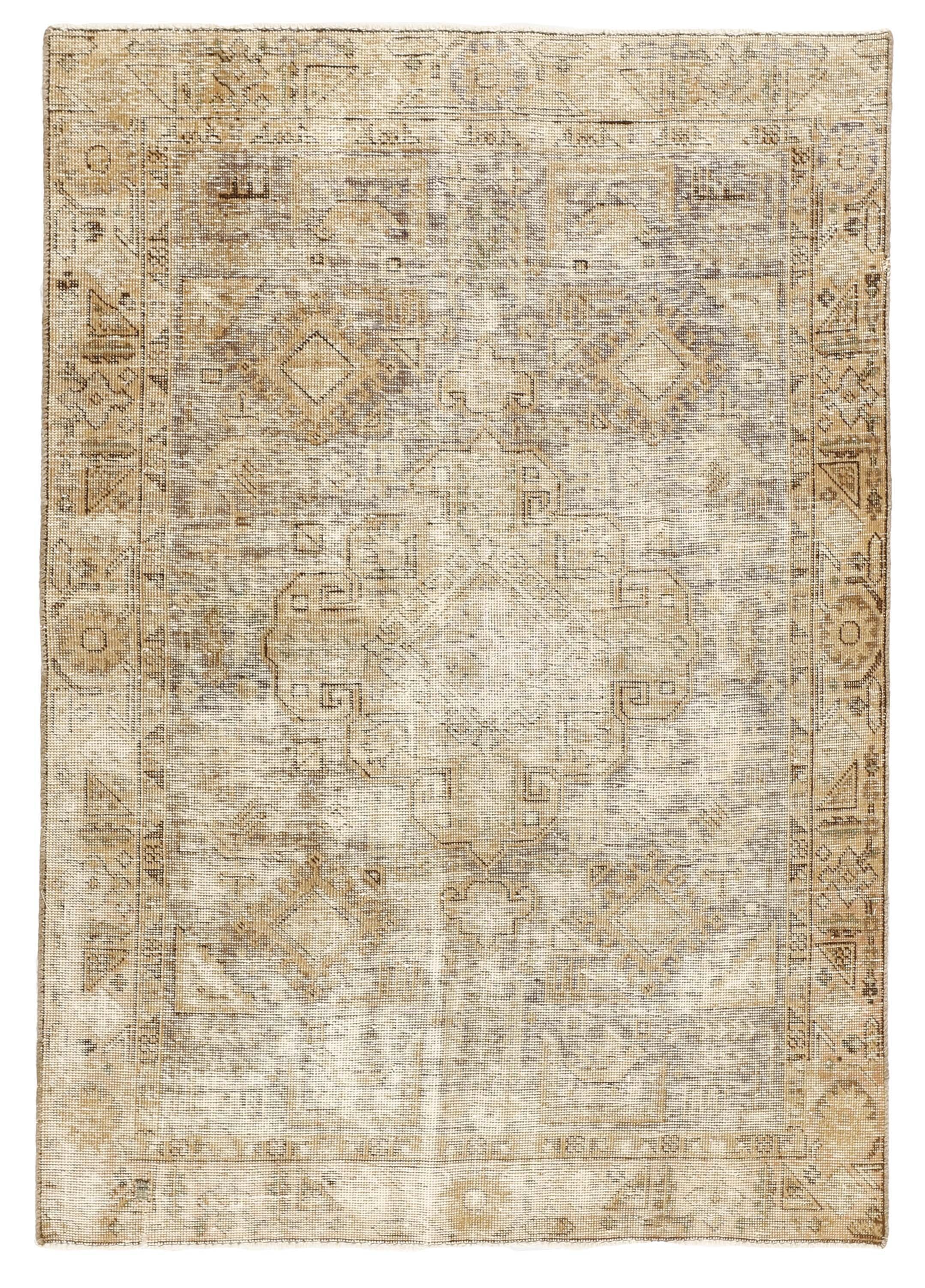 Antique Persian Hand - Knotted Stonewashed & Recoloured Rugs, 122 cm x 178 cm