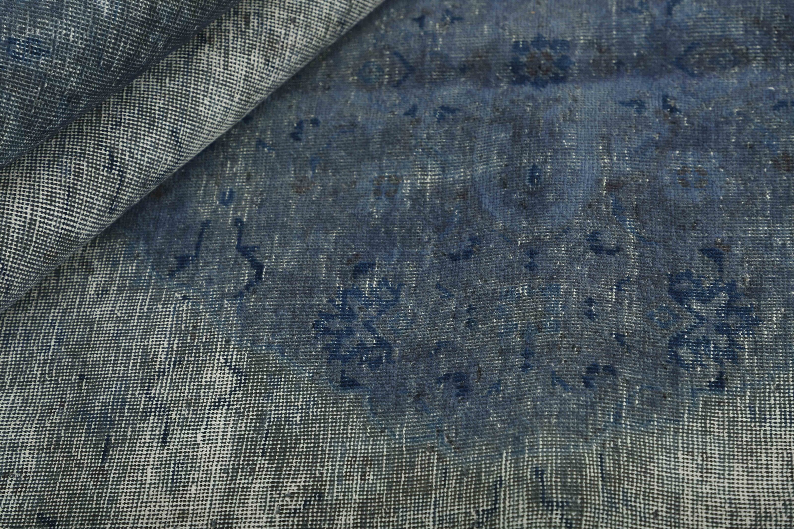 Antique Persian Hand-Knotted Vintage Rugs in Stonewashed, Recoloured Finishes - 190 cm x 301 cm