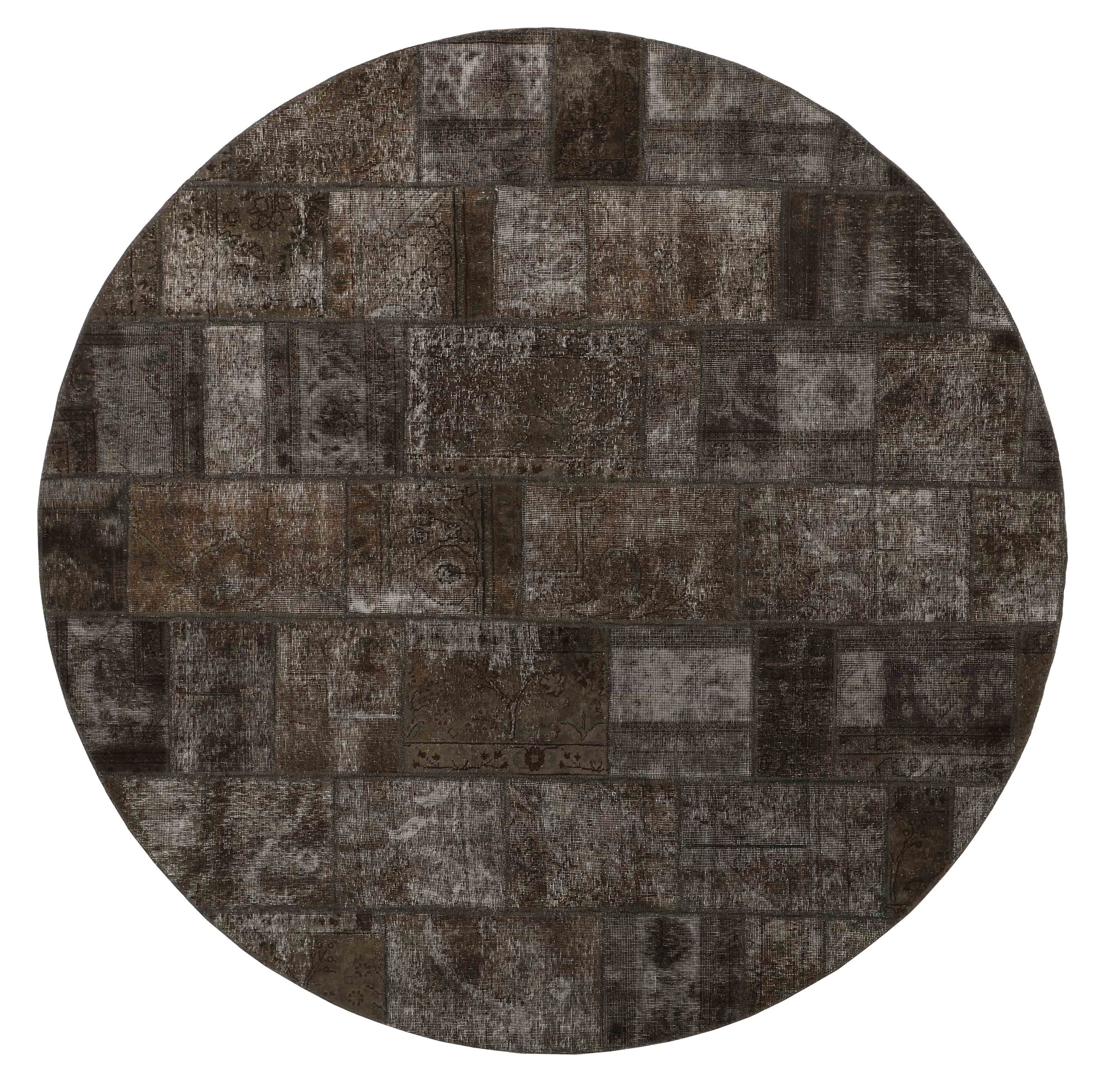 Vintage Royal Persian Handcrafted Patchwork Area Rugs - 250 cm x 250 cm
