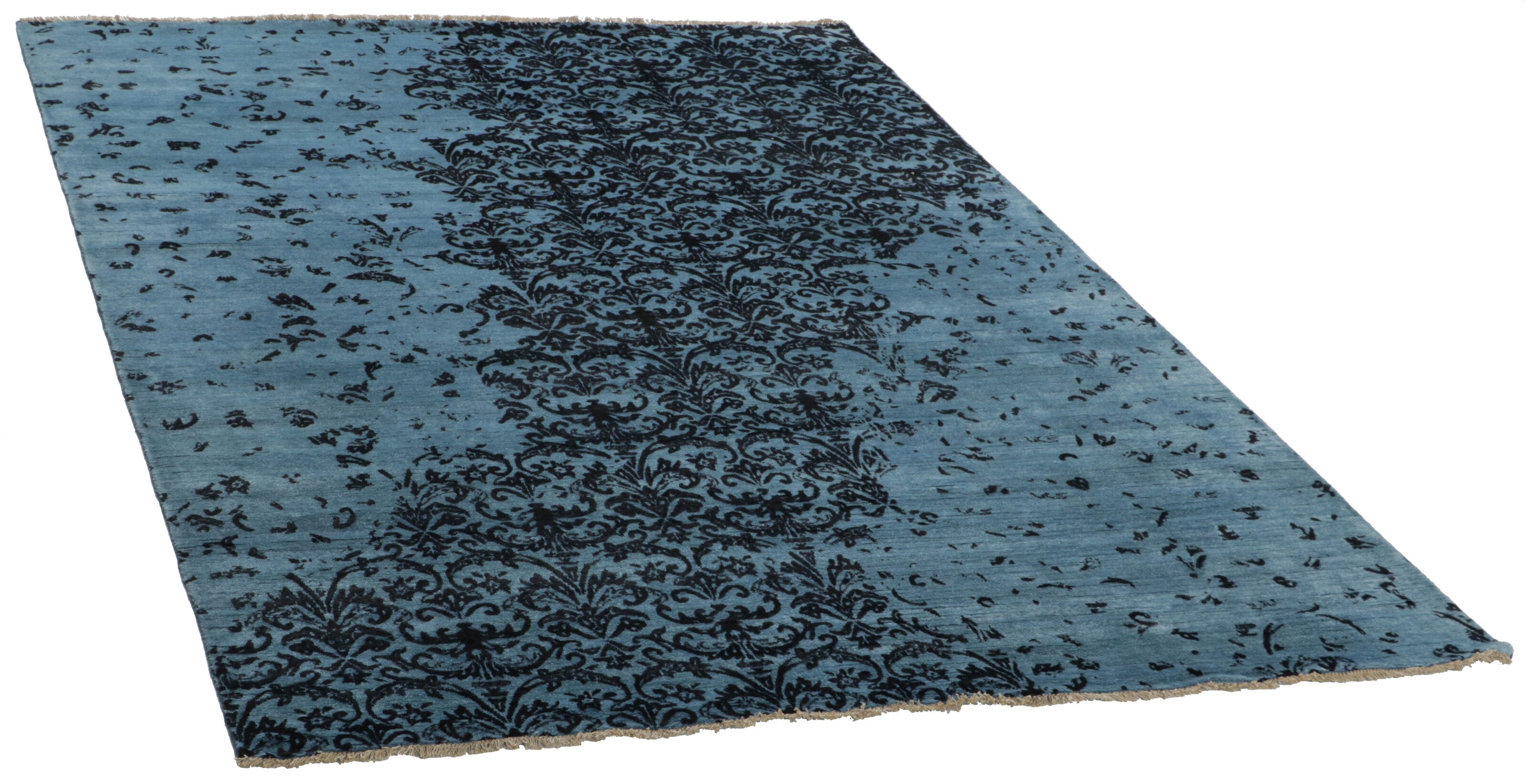 Exquisite Hand - Knotted Kashmir Rugs from The Damask Collection, 202 cm x 300 cm for Elegant Homes