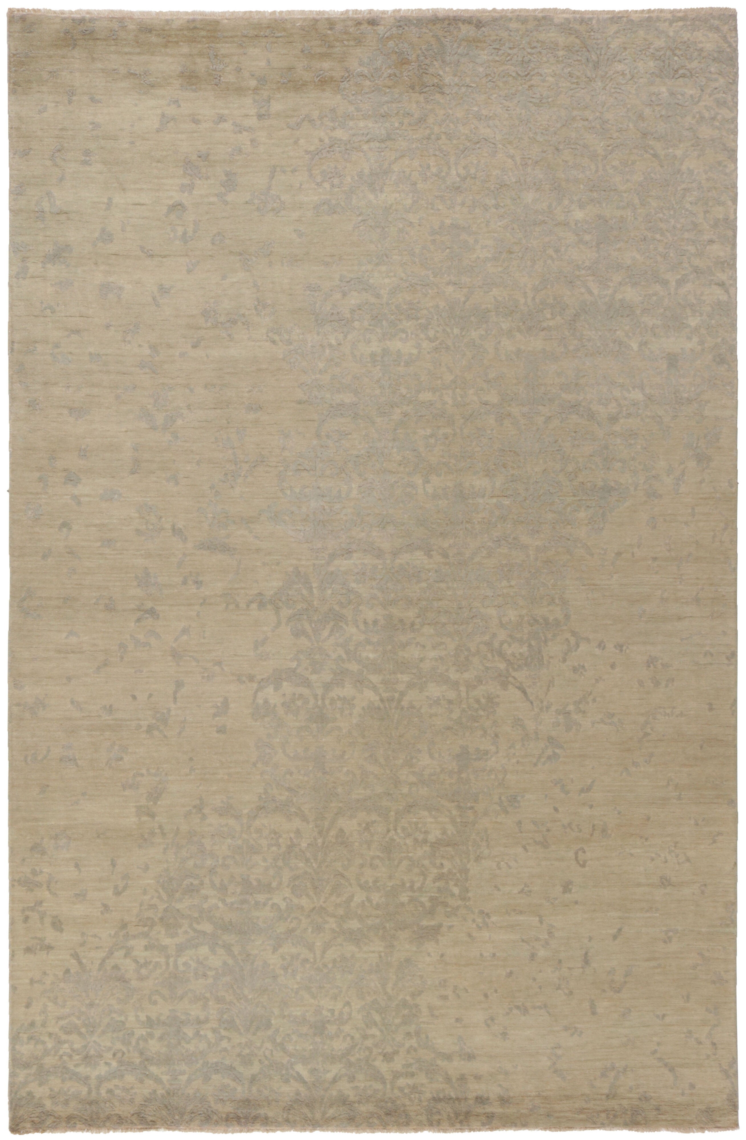 Exquisite Timeless Handmade Kashmir Damask Rugs - A Must - Have Home Decor Piece in 199 cm x 304 cm Size