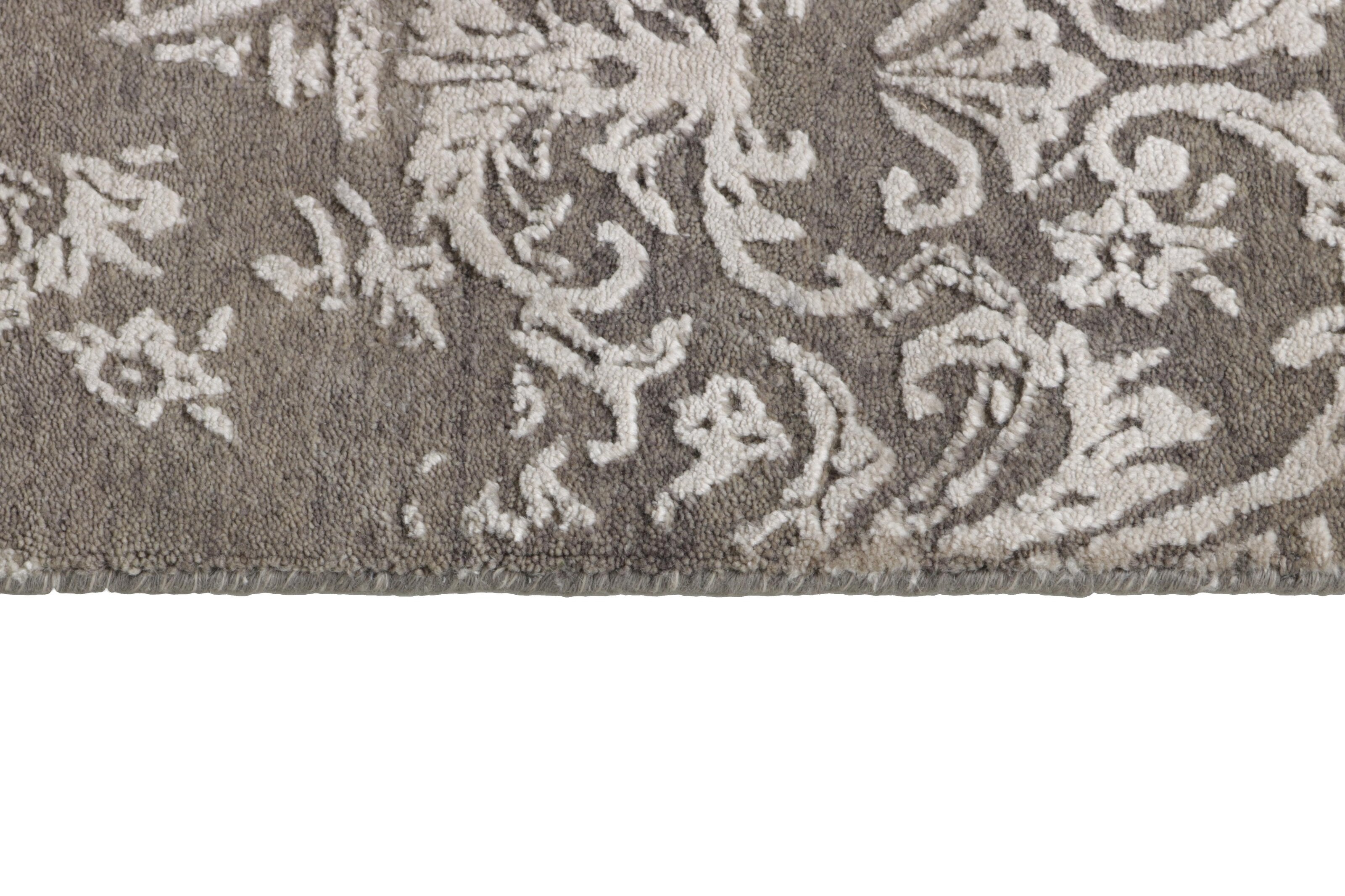 Hand-Knotted Damask Kashmir Rugs (203 cm x 304 cm) for Classic & Modern Homes