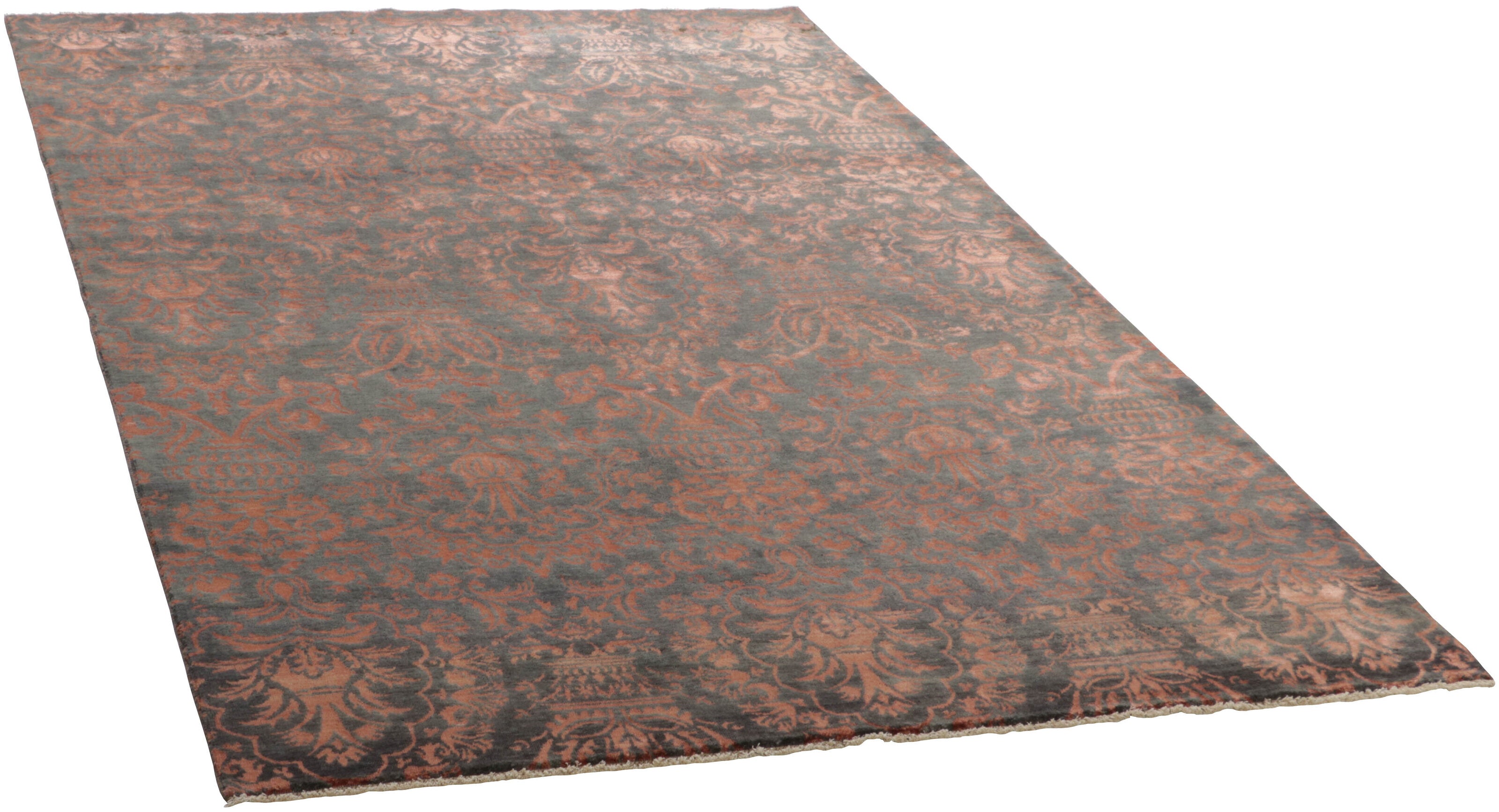 Exquisite Hand - Knotted Kashmir Damask Rugs for All Spaces, 205 cm x 310 cm