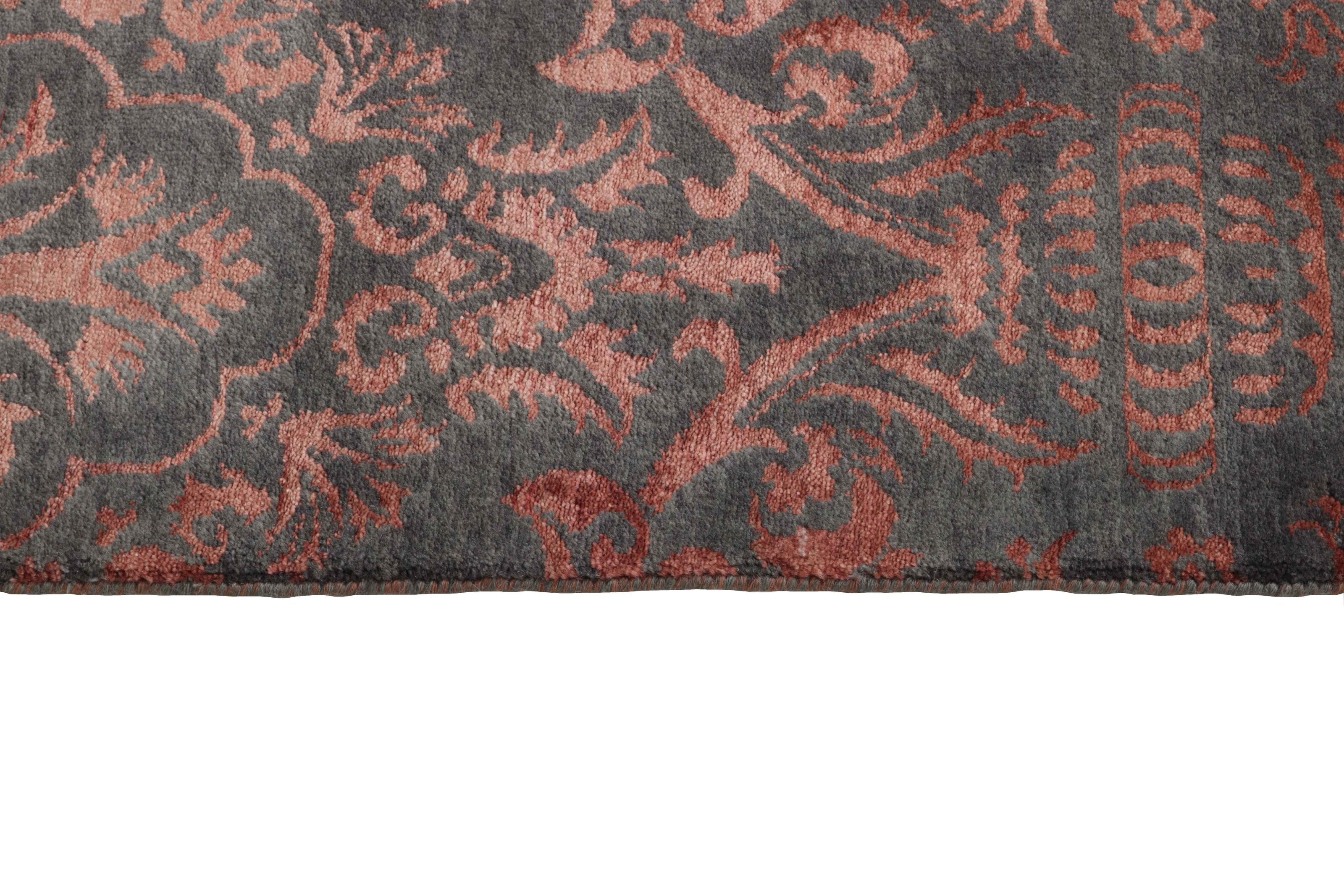 Exquisite Hand - Knotted Kashmir Damask Rugs for All Spaces, 205 cm x 310 cm