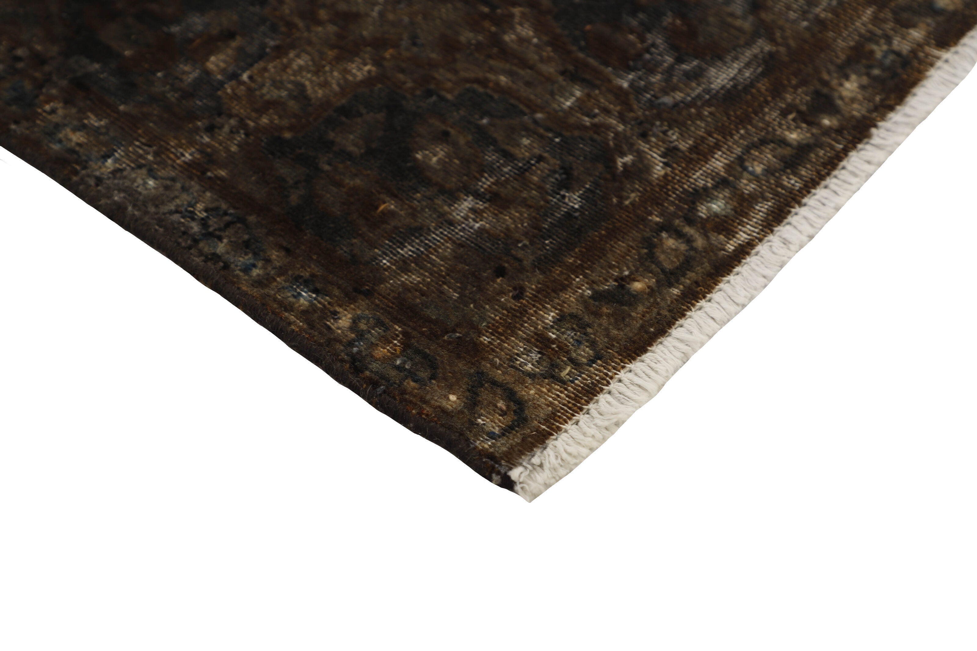 Vintage Kerman Collection: Exquisite Antique Persian Hand - Knotted Floor Rugs with Recolored and Stone - Washed Finishes, Measuring 150 cm x 237 cm