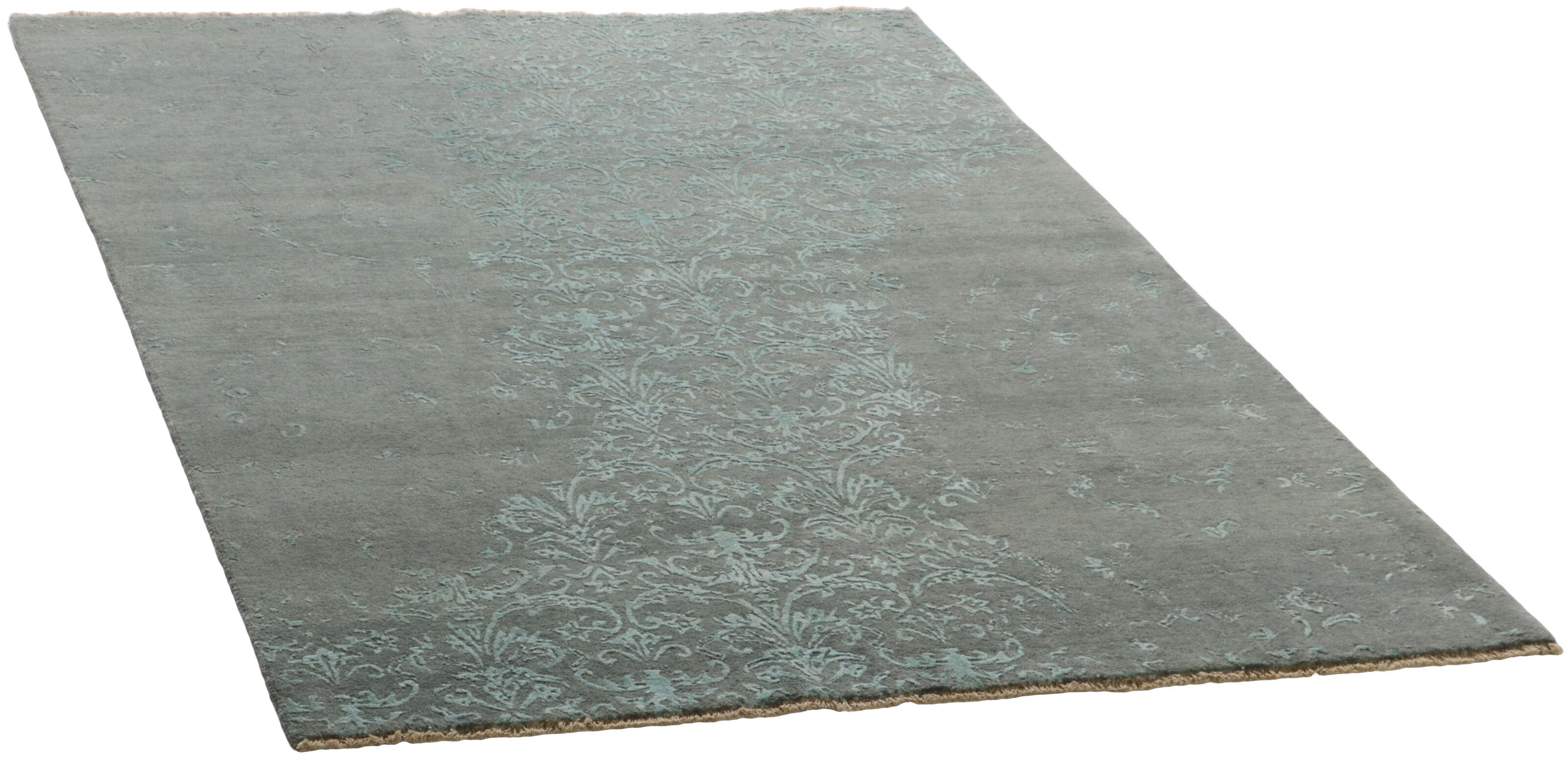 Exquisite Hand-Knotted Kashmir Damask Rugs - 173 cm x 243 cm