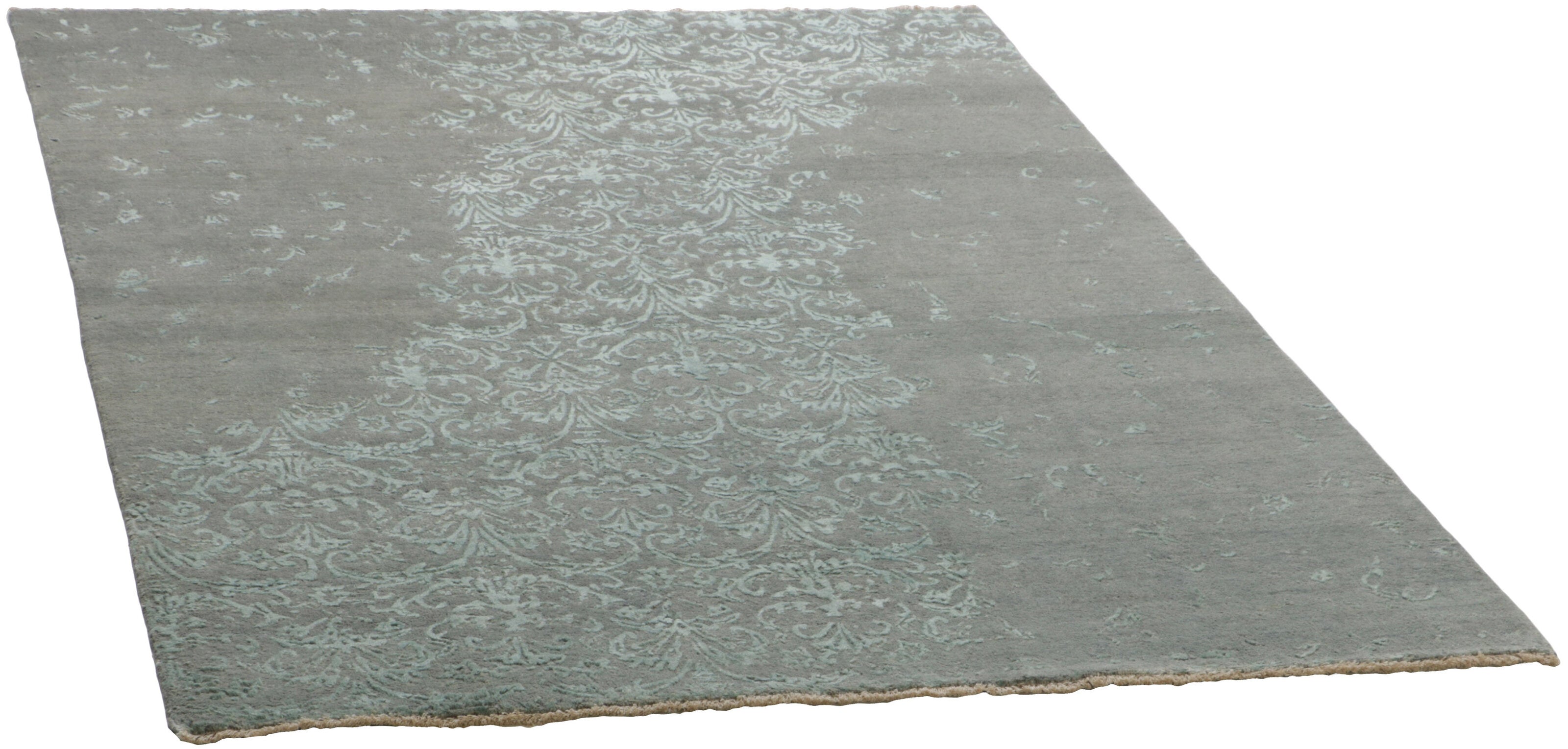 Exquisite Hand-Knotted Kashmir Damask Rugs - 173 cm x 243 cm
