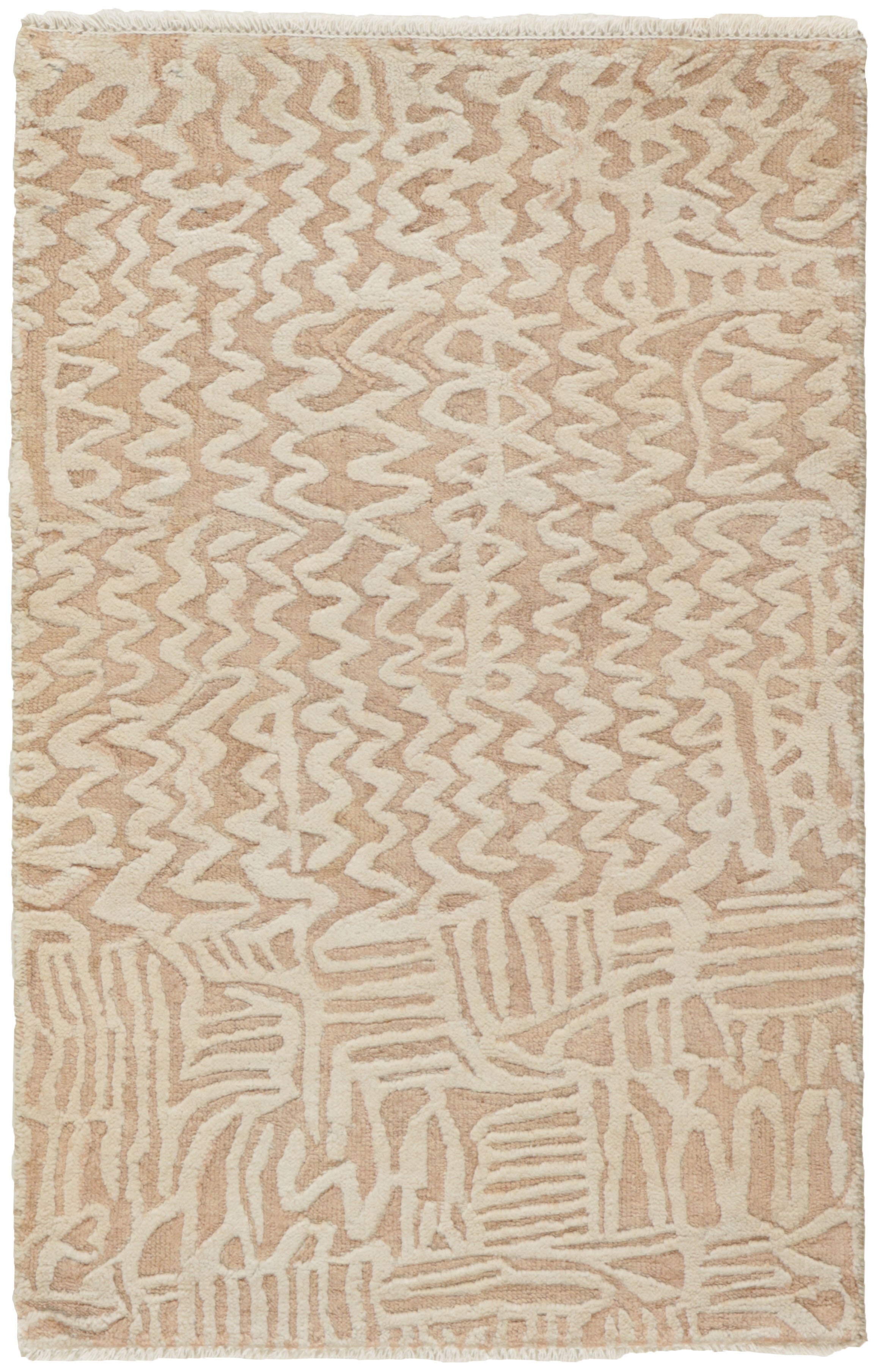 The Damask Collection: Premium Hand - Knotted 60 cm x 90 cm Kashmir Rugs for Any Room