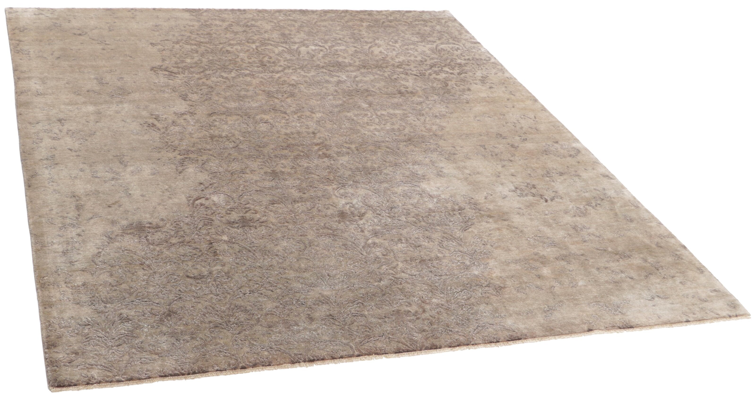 Kashmir Hand - Knotted Damask Rugs: Timeless Design, 250 cm x 307 cm